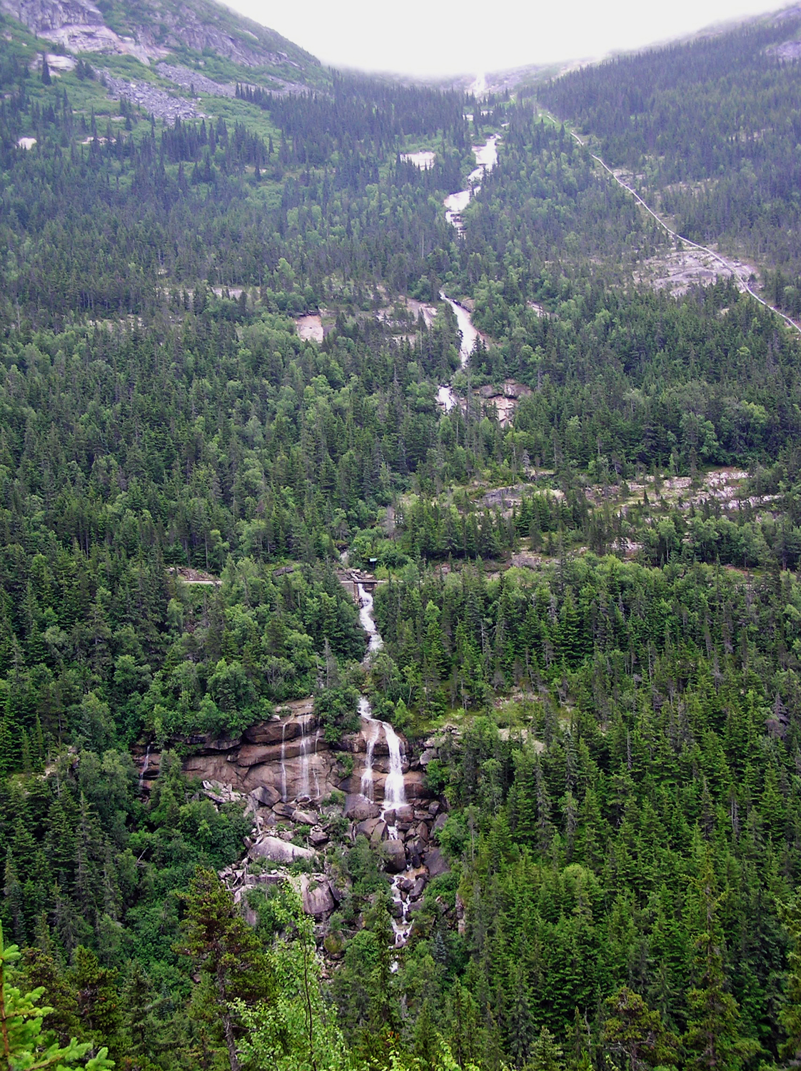 Pitchfork Falls Klondike Highway Skagway Alaska World Of Waterfalls