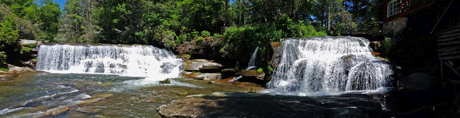 French Broad Falls & Shoal Creek Falls