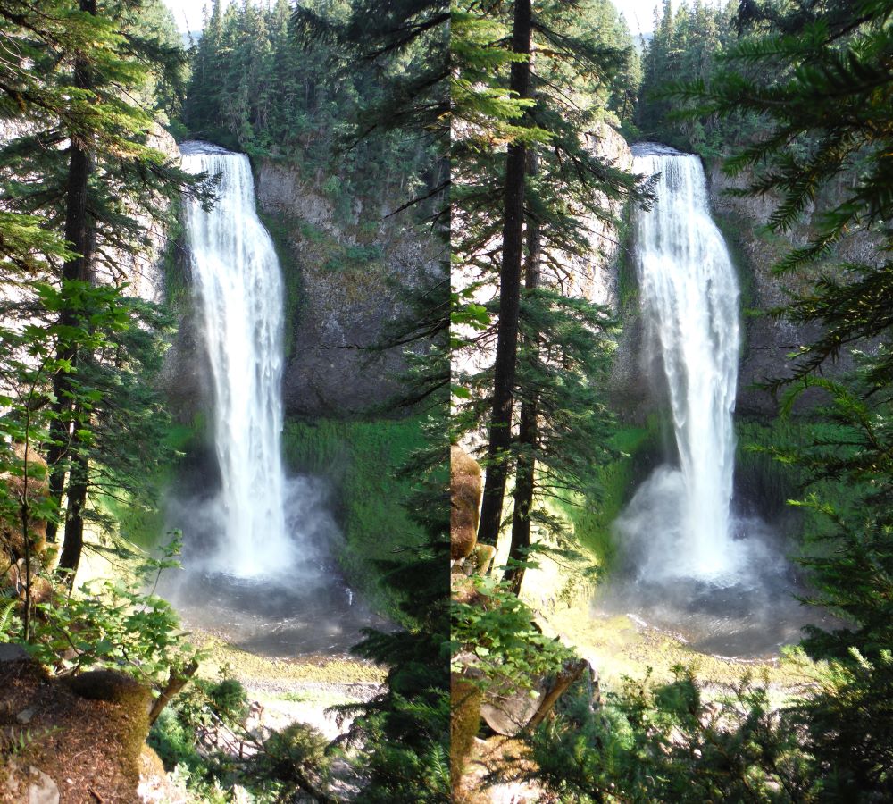Salt Creek Falls in 3D