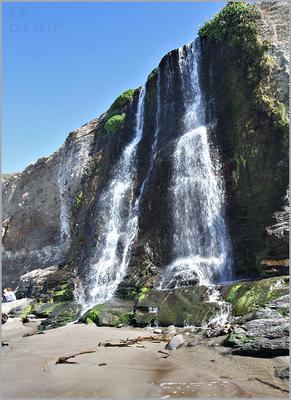 Alamere Falls to the ocean beach