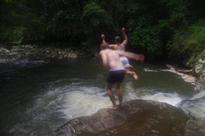 Have A Swim Purling Brook Falls World Of Waterfalls